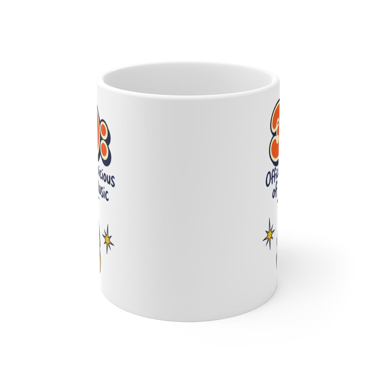 front view of the mug