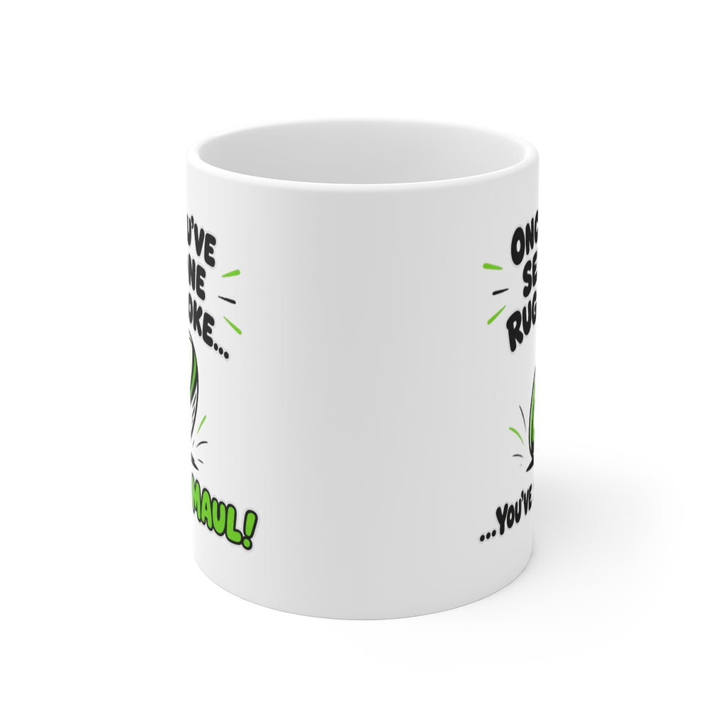front view of the mug