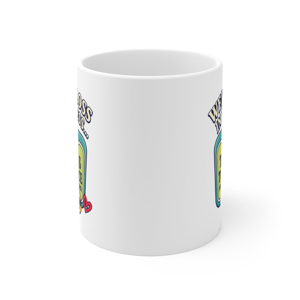 front view of the mug