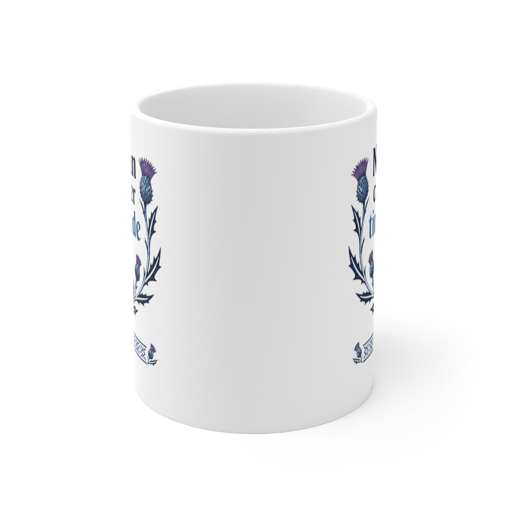 front view of the mug