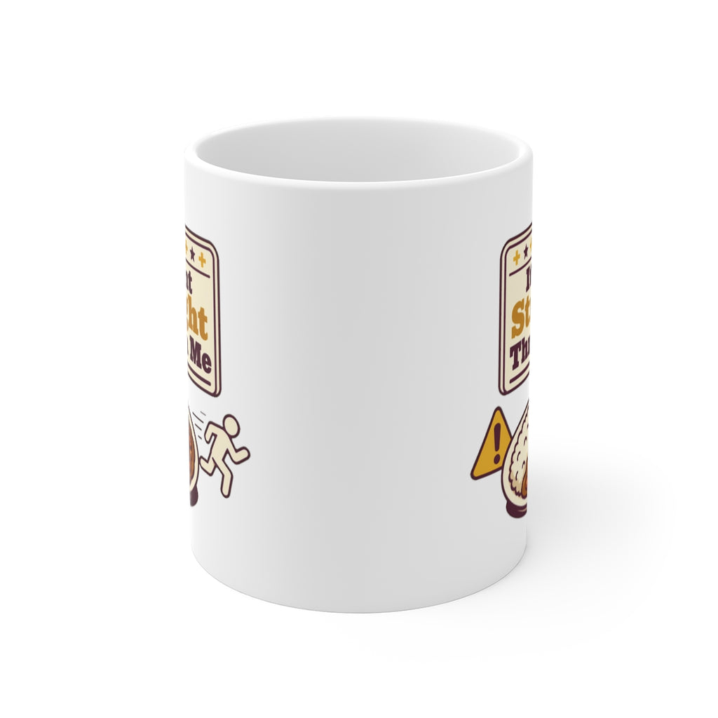 front view of the mug