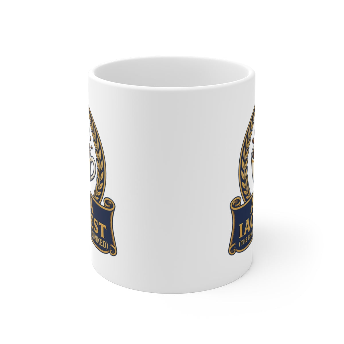 front view of the mug
