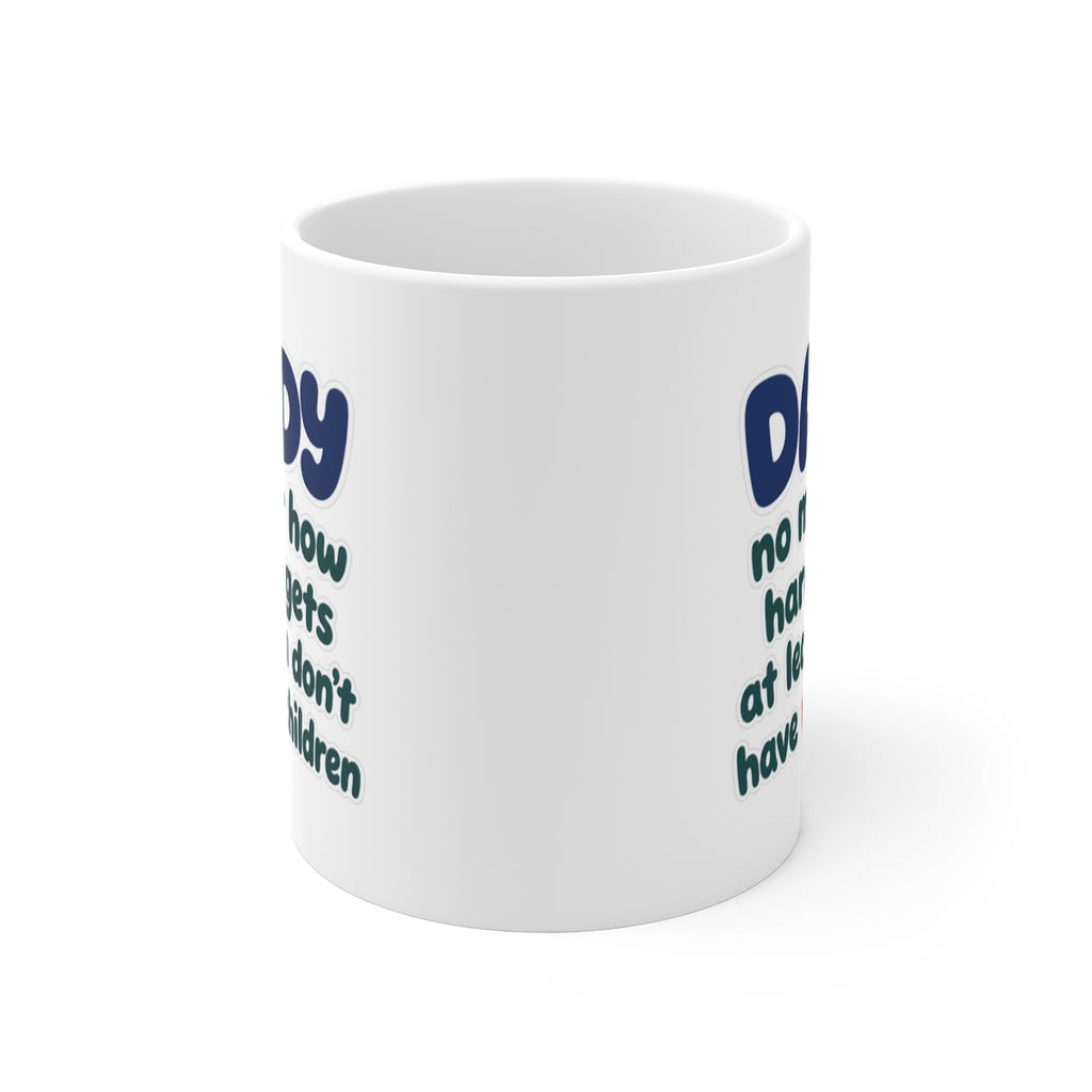 front view of the mug