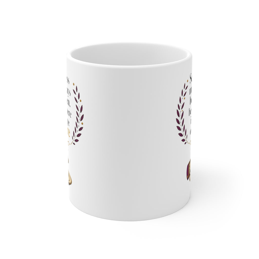 front view of the mug