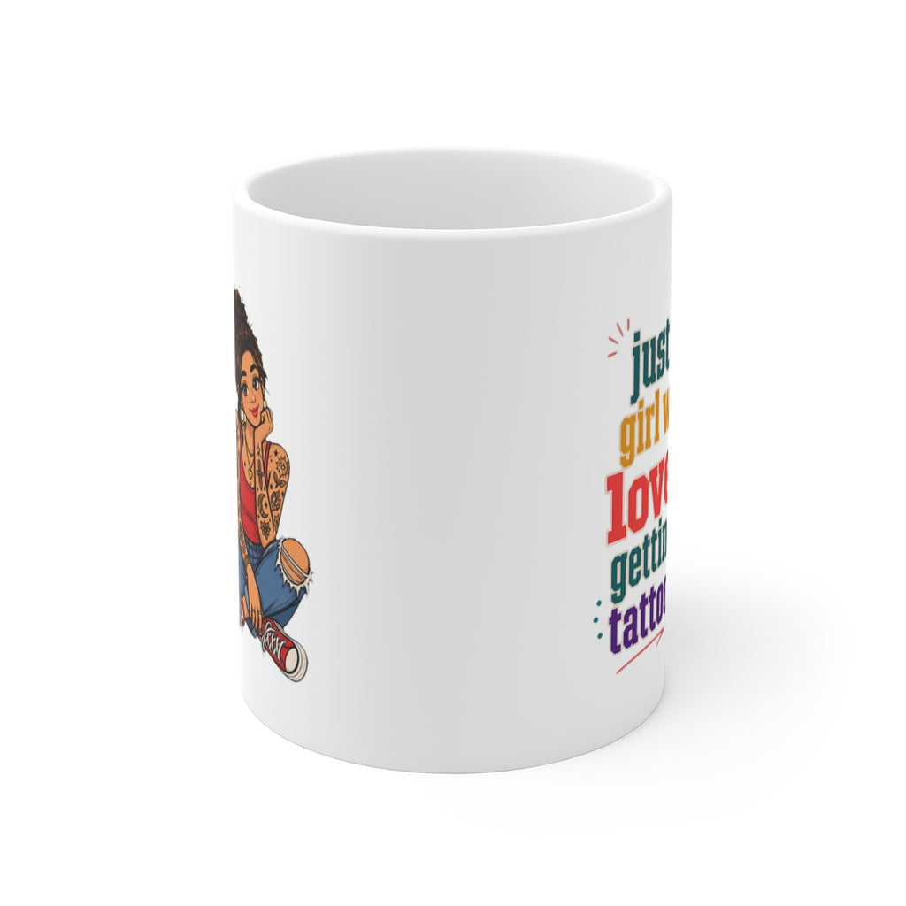 front view of the mug
