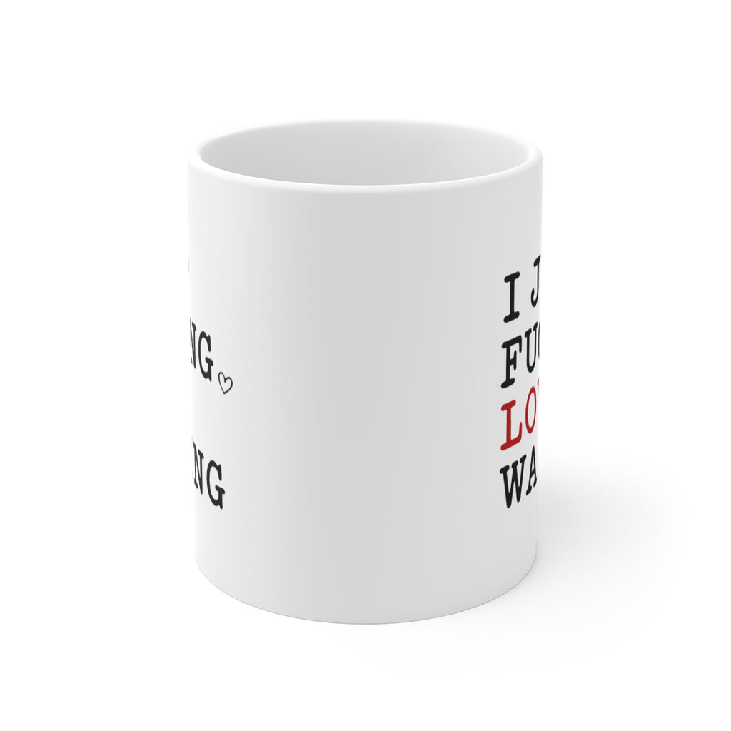 front view of the mug