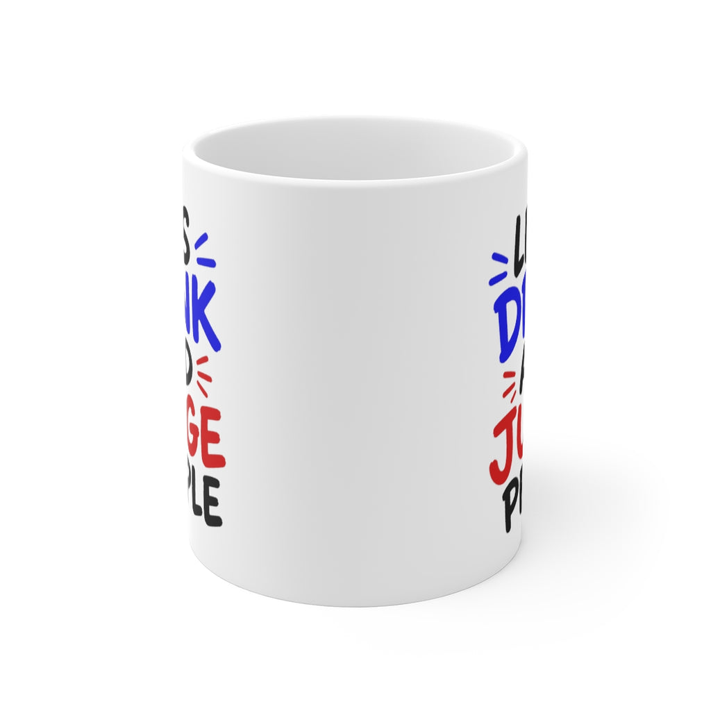 front view of the mug