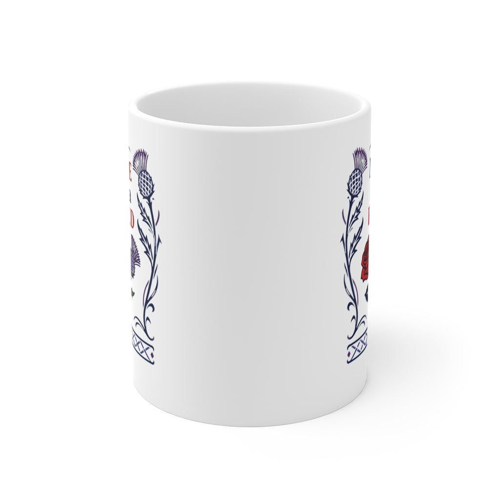 front view of the mug