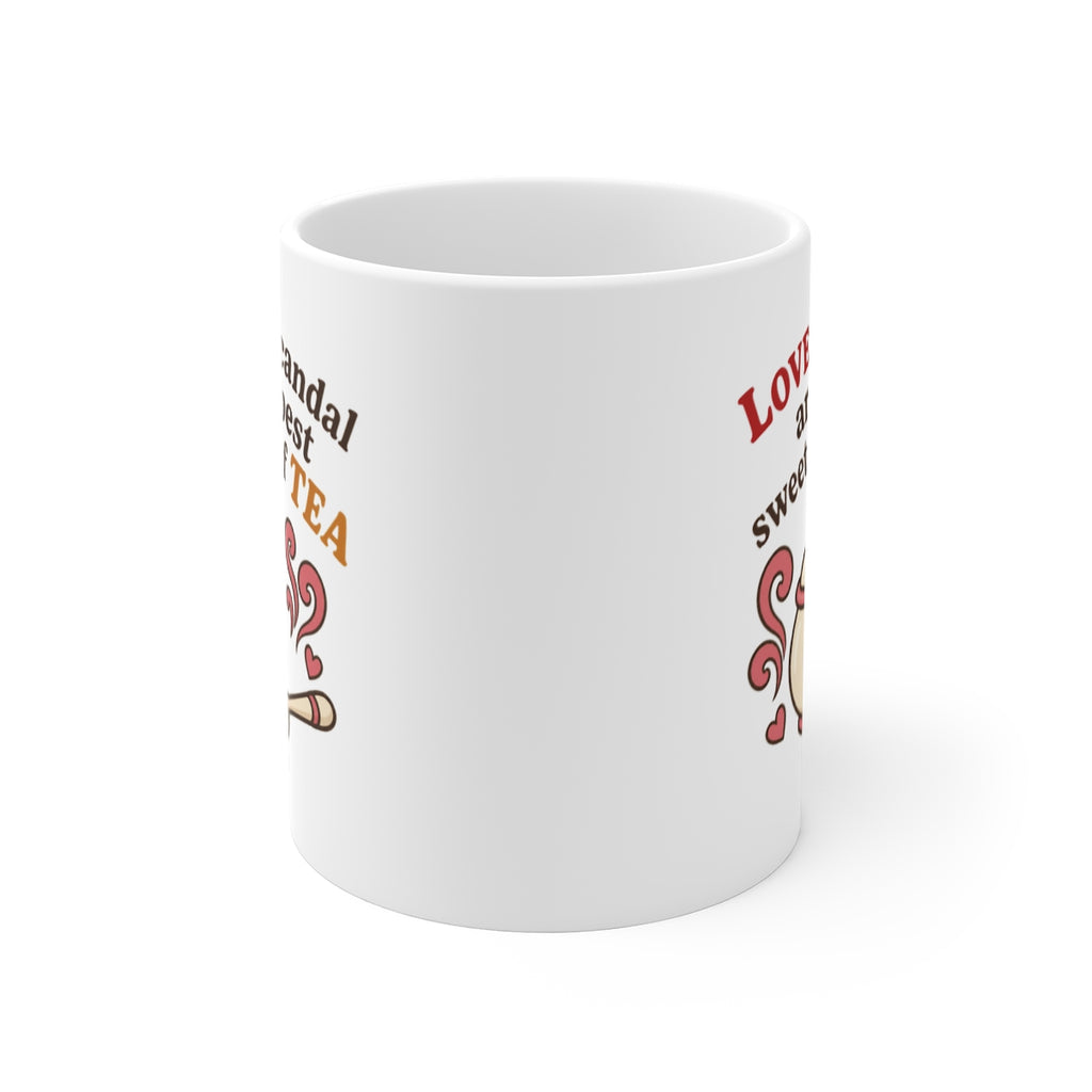 front view of the mug