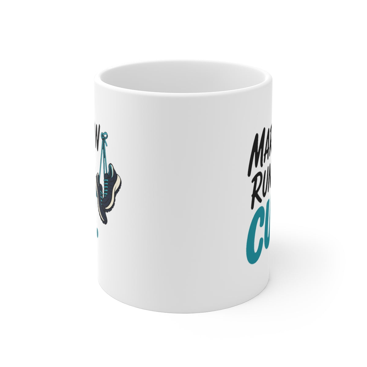 front view of the mug