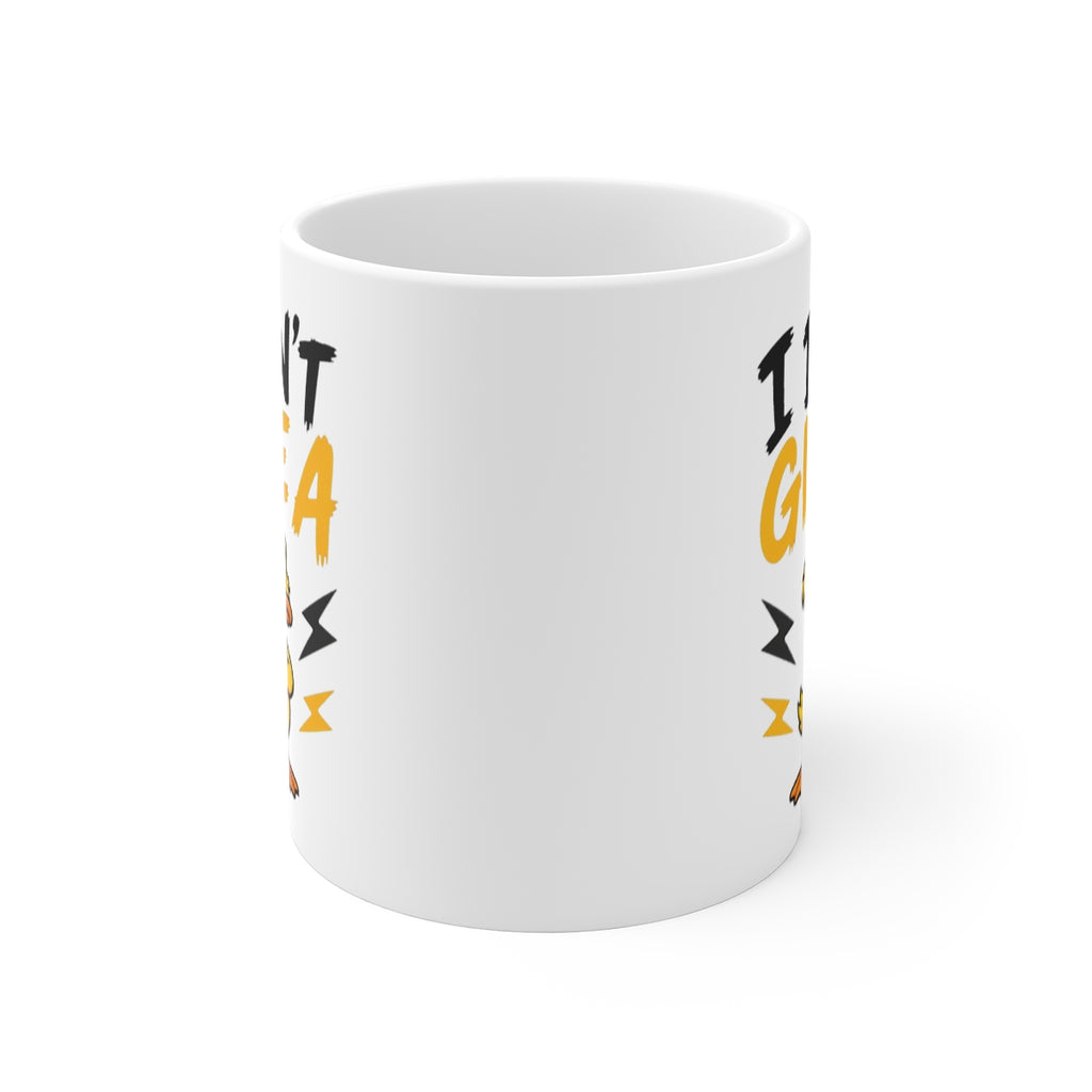 front view of the mug