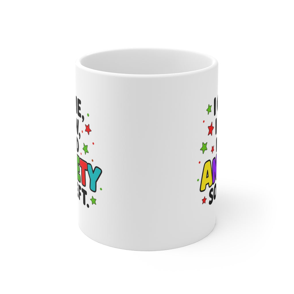 front view of the mug
