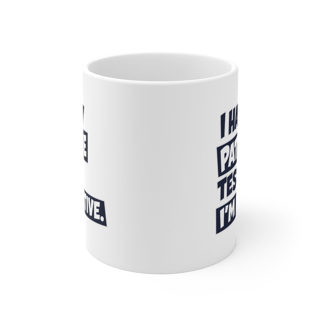 front view of the mug