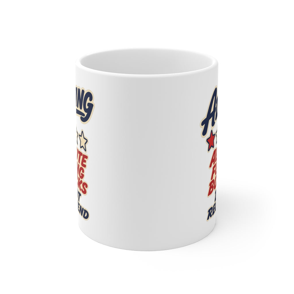 front view of the mug