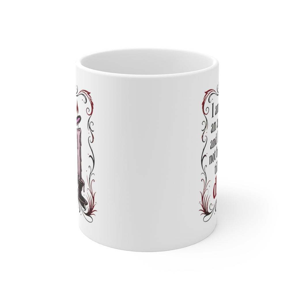 front view of the mug