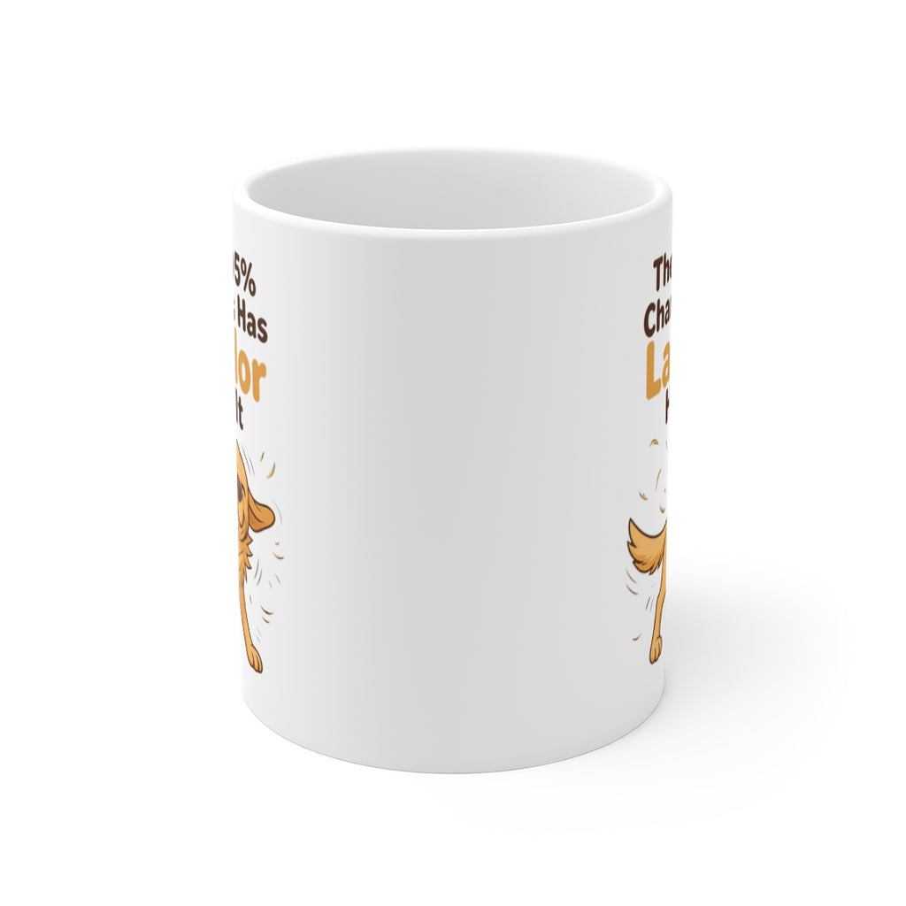front view of the mug