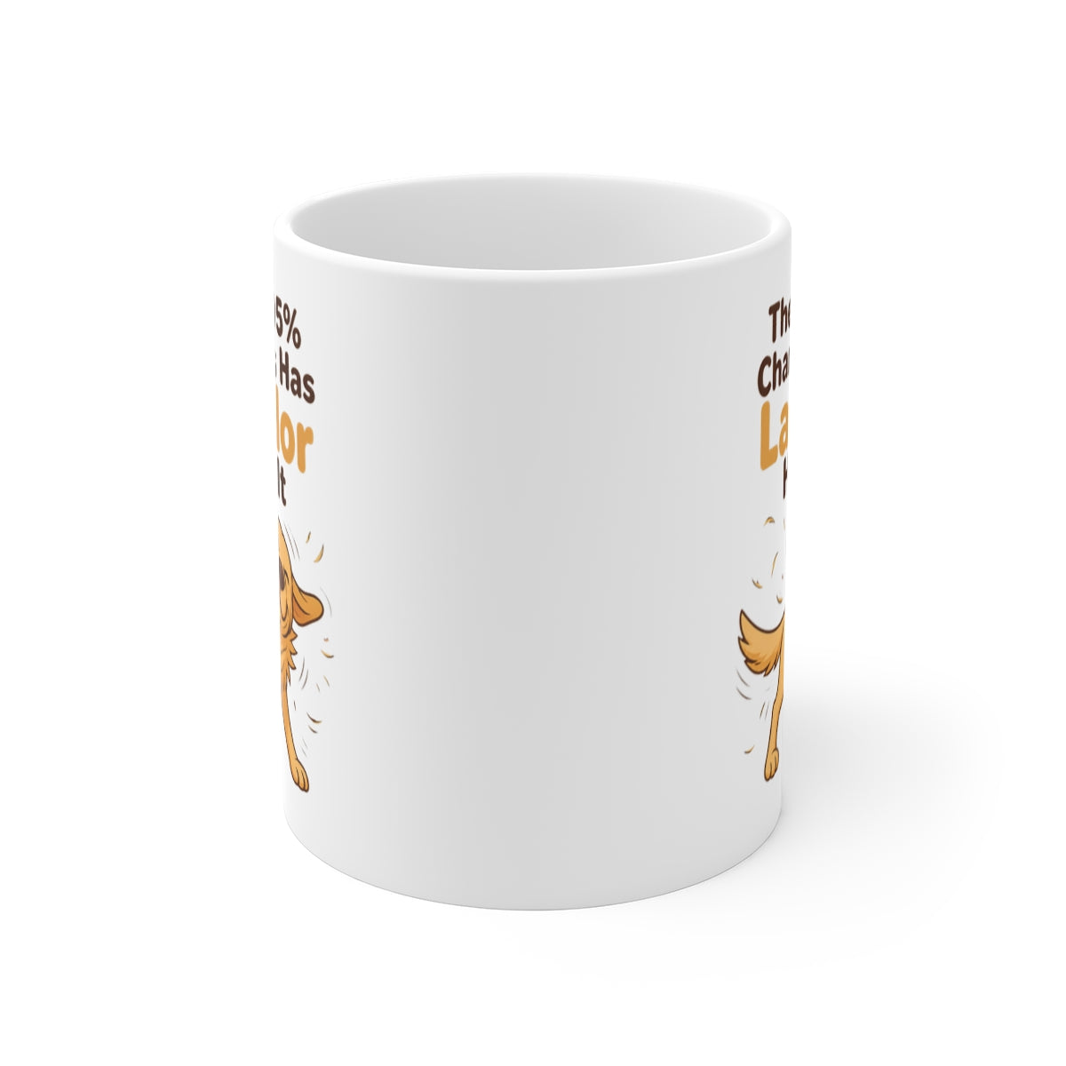 front view of the mug
