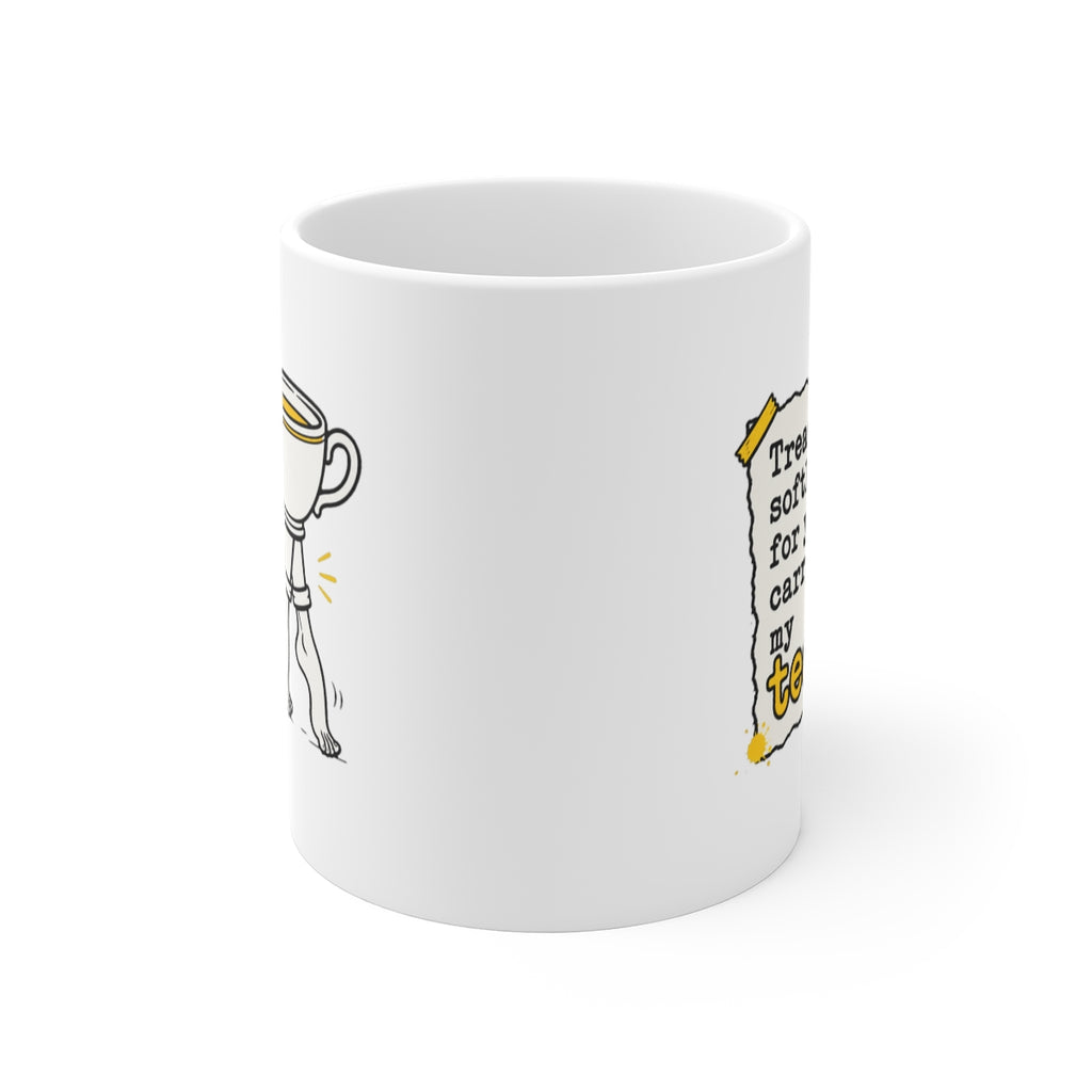 front view of the mug