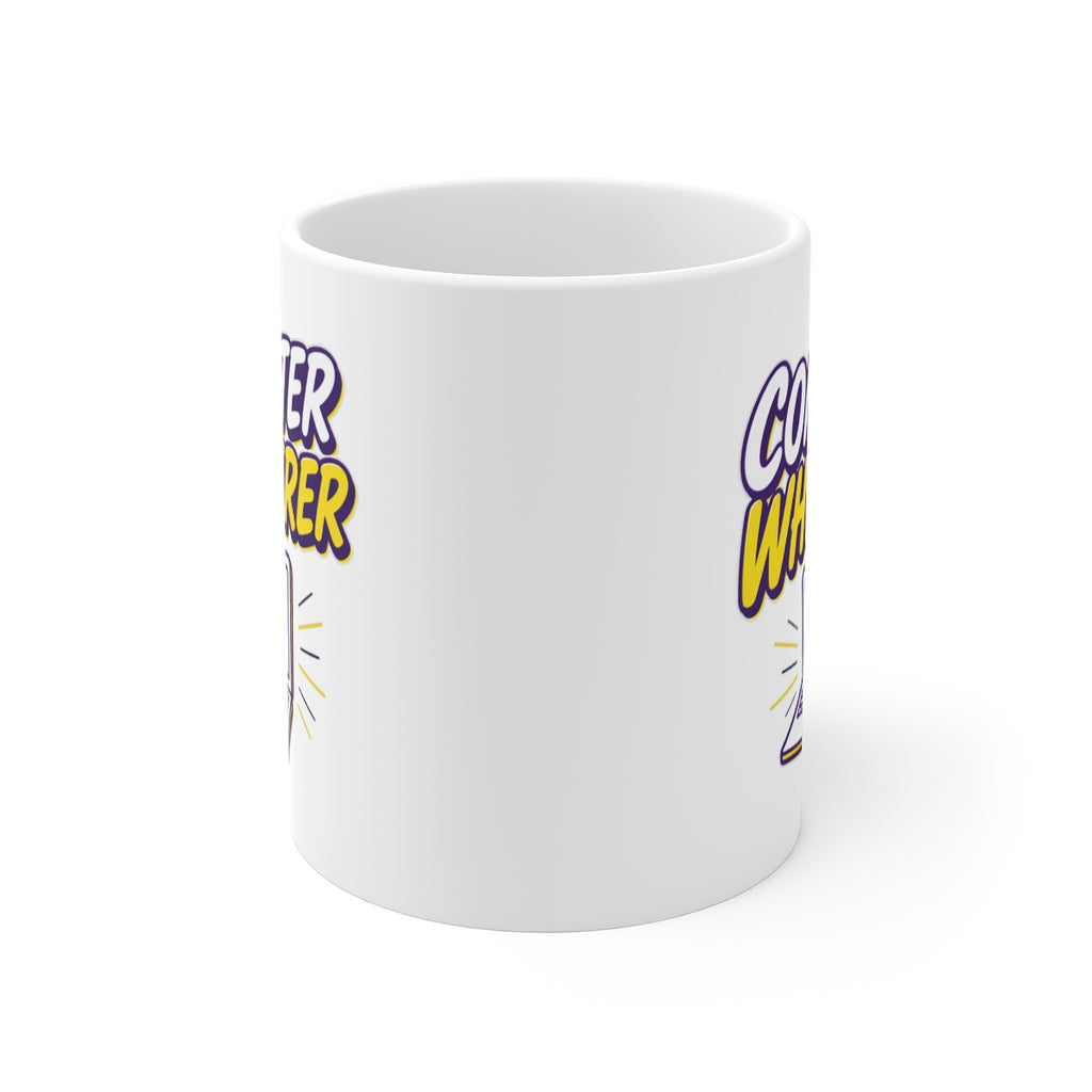 front view of the mug