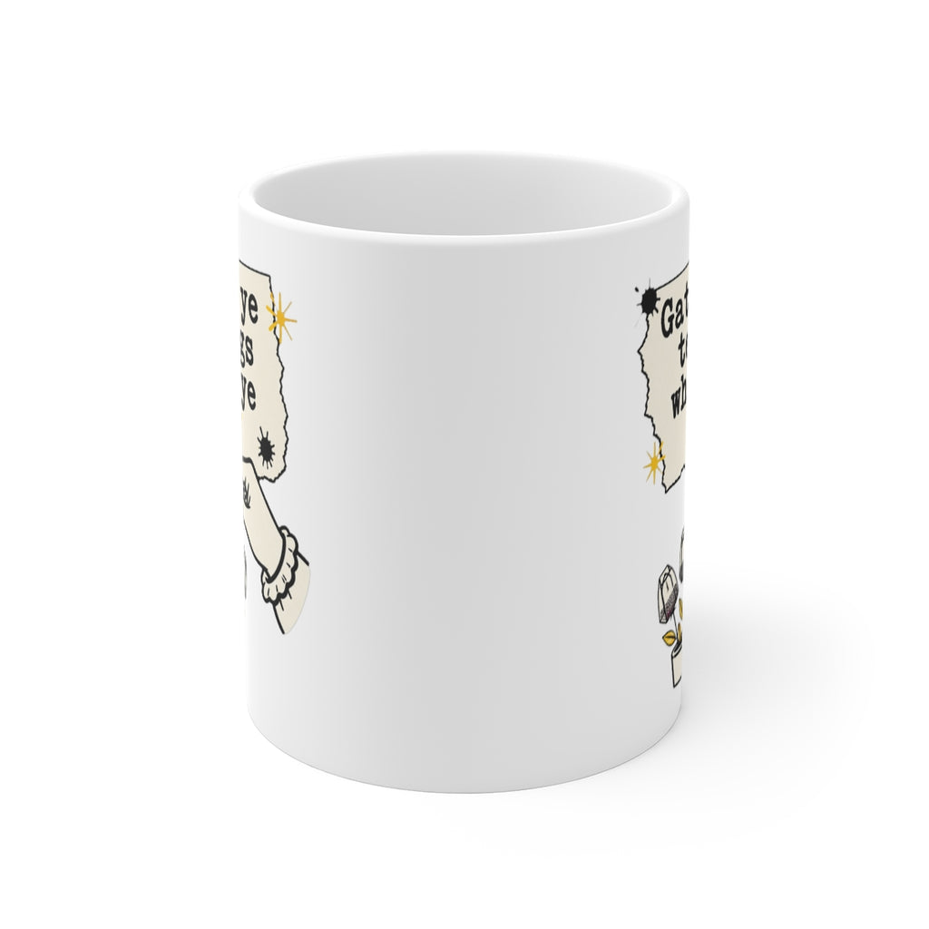 front view of the mug