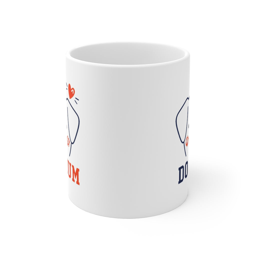 front view of the mug