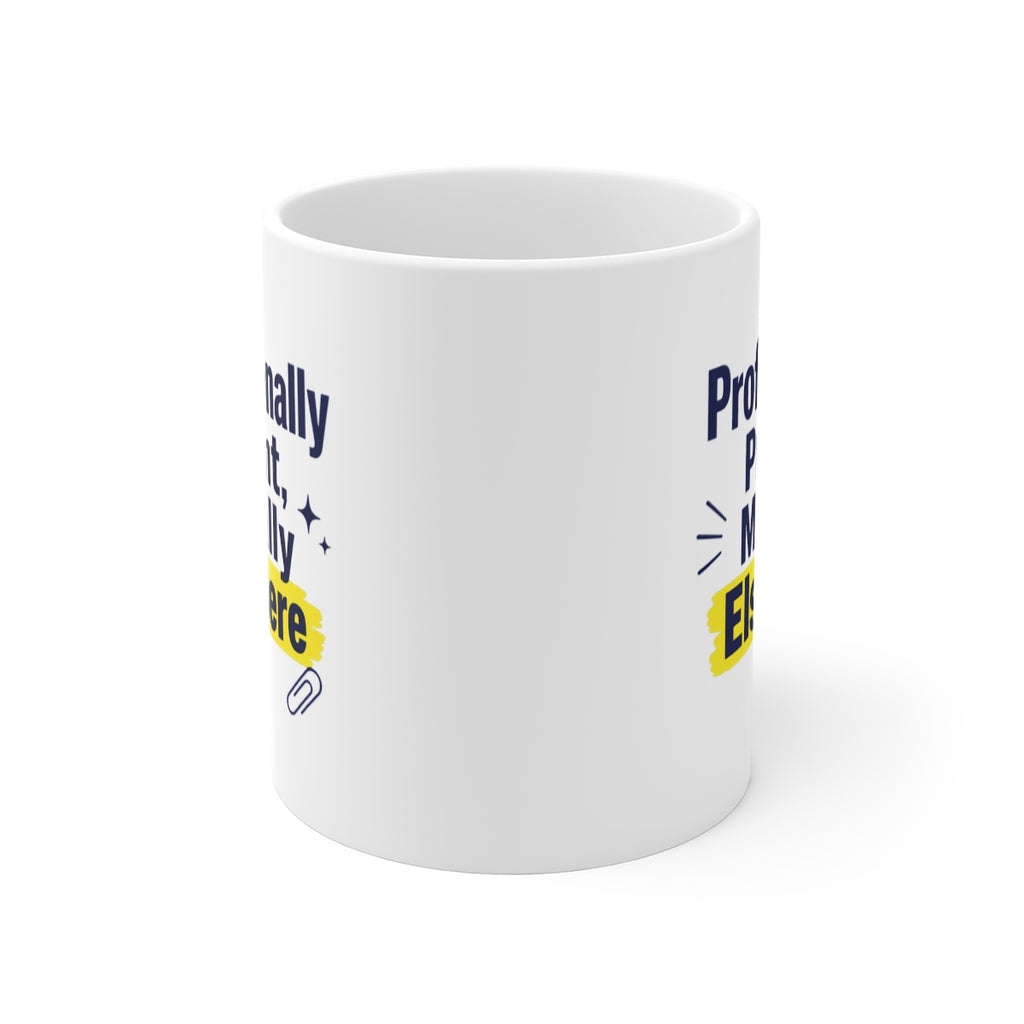 front view of the mug