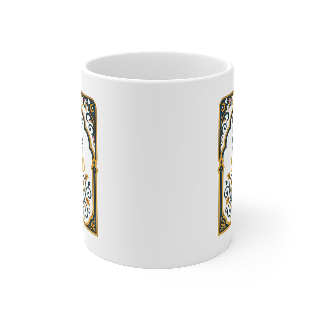 front view of the mug