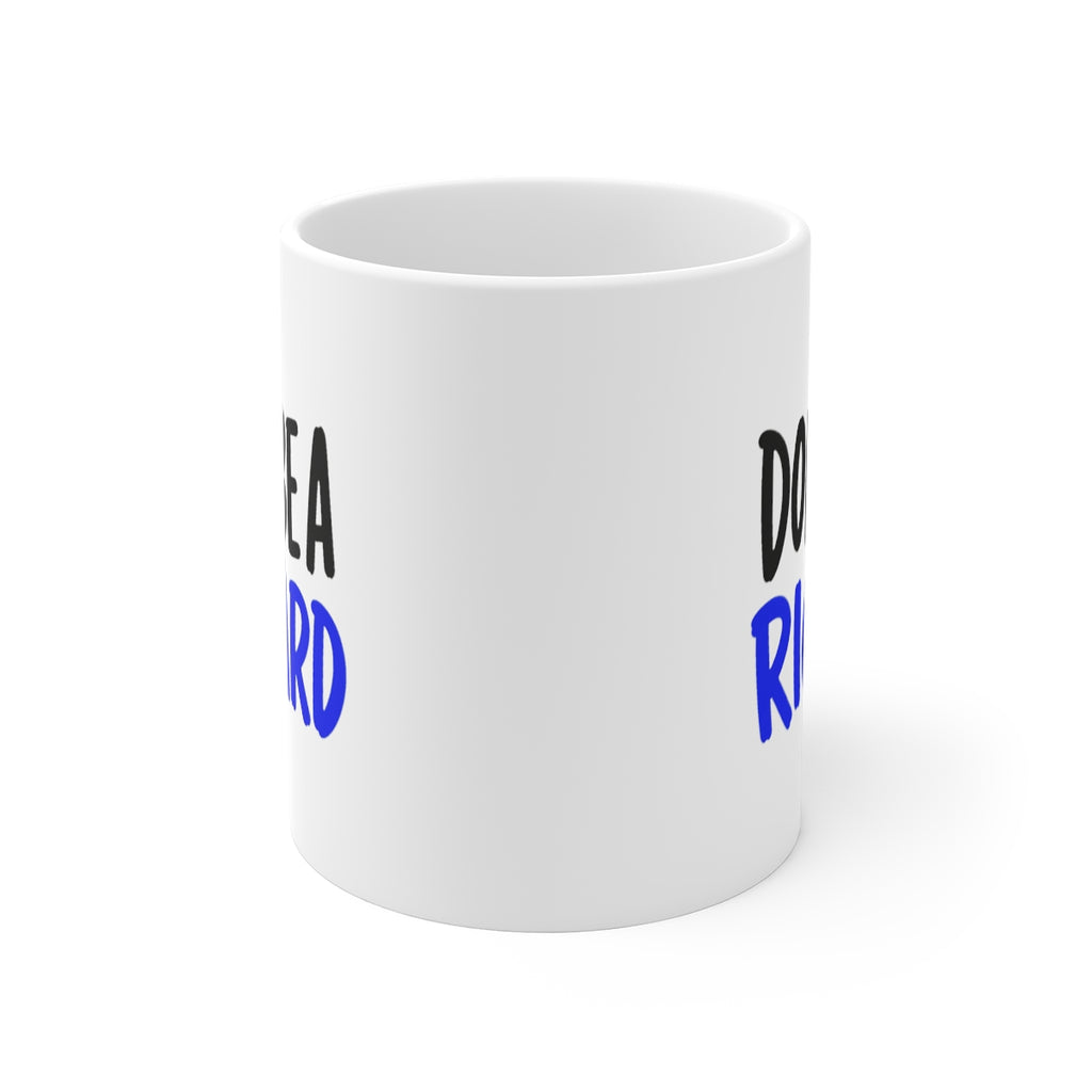 front view of the mug