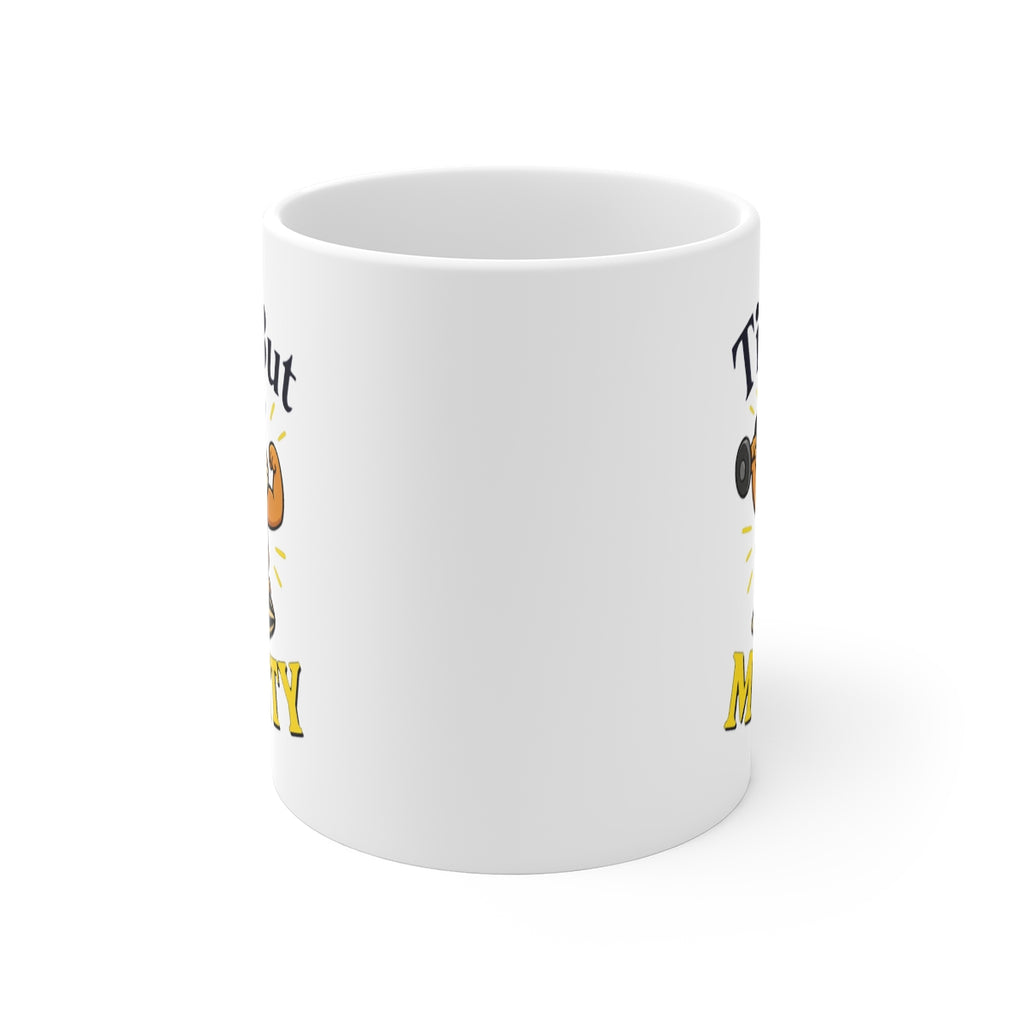 front view of the mug