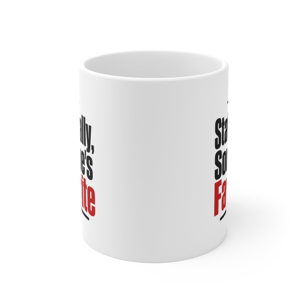 front view of the mug