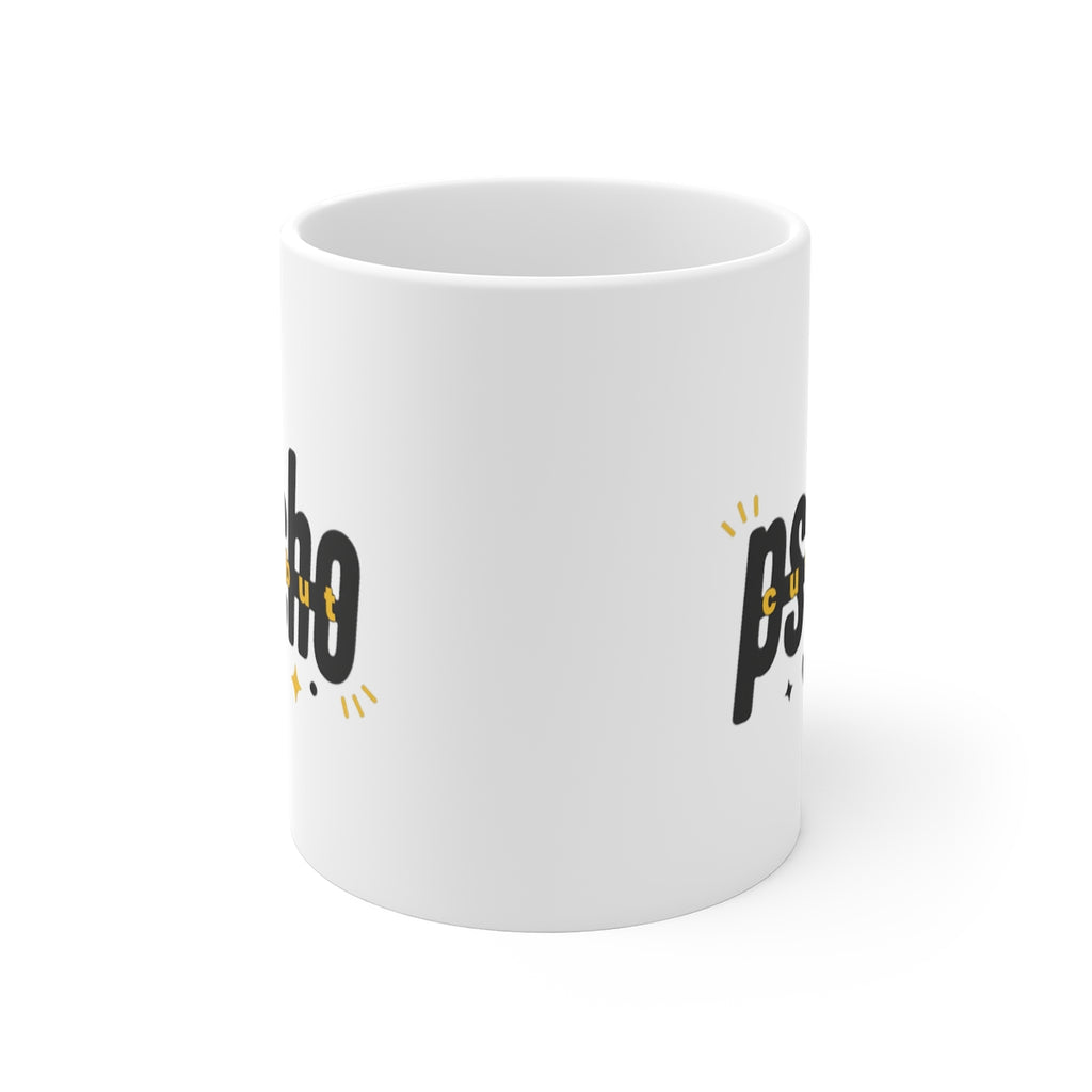 front view of the mug