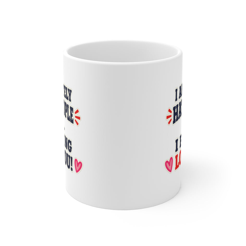 front view of the mug