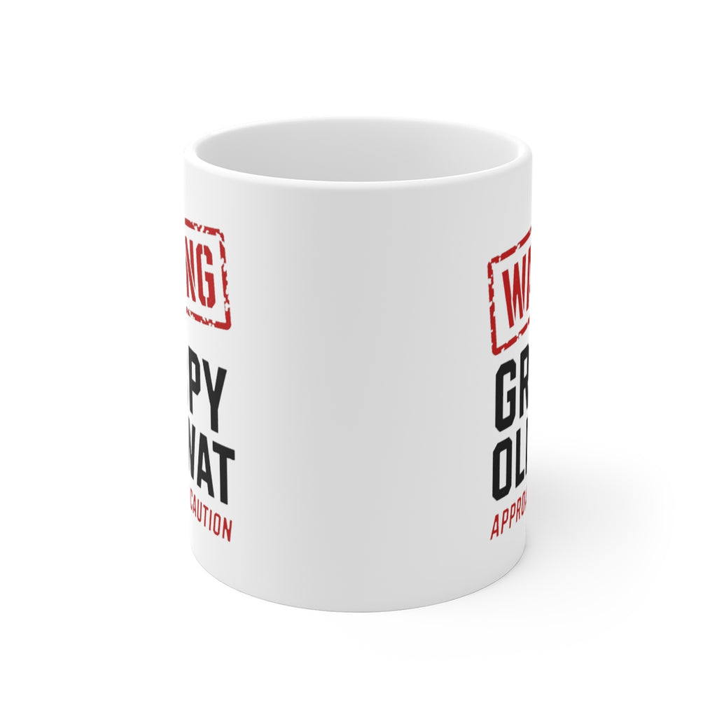 front view of the mug