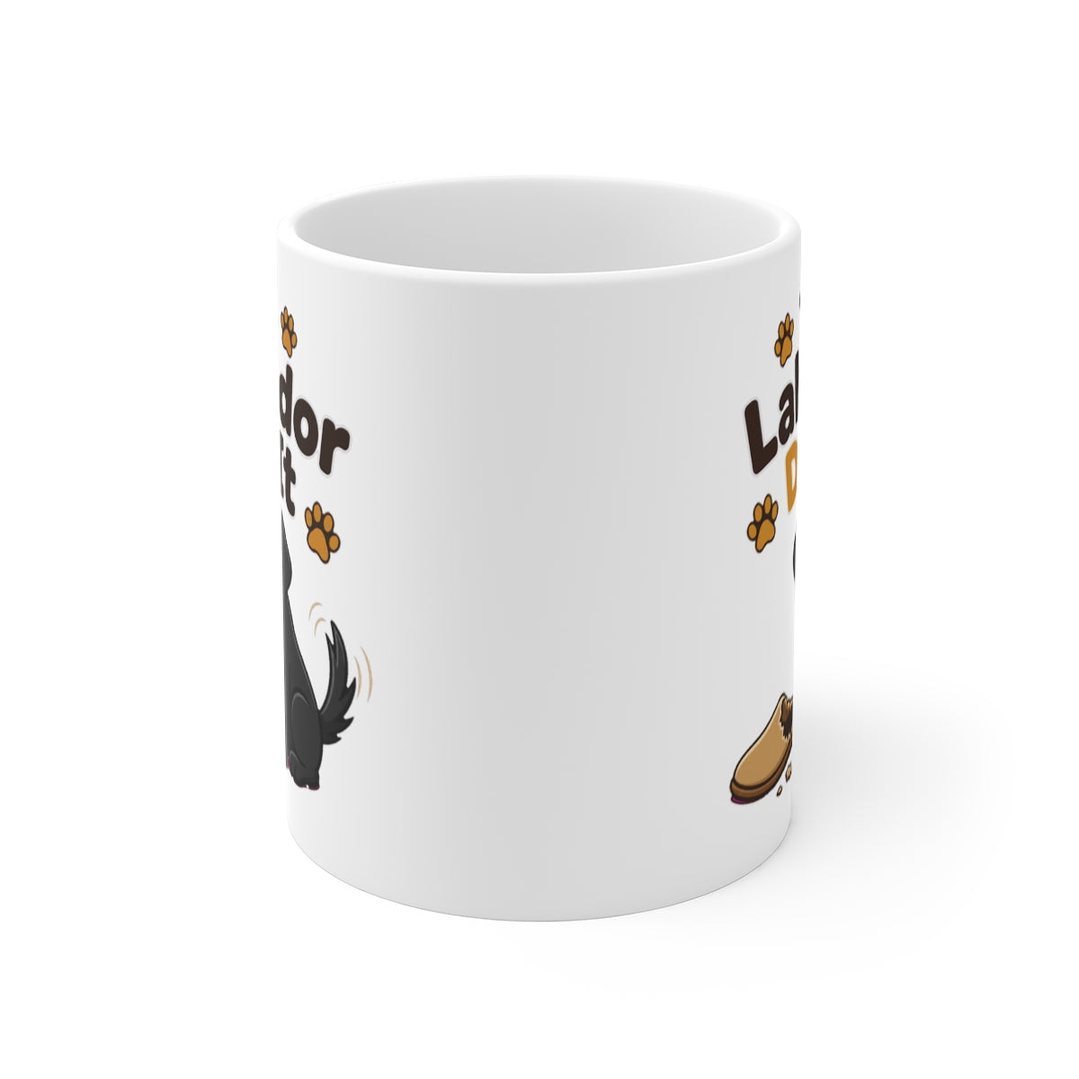 front view of the mug