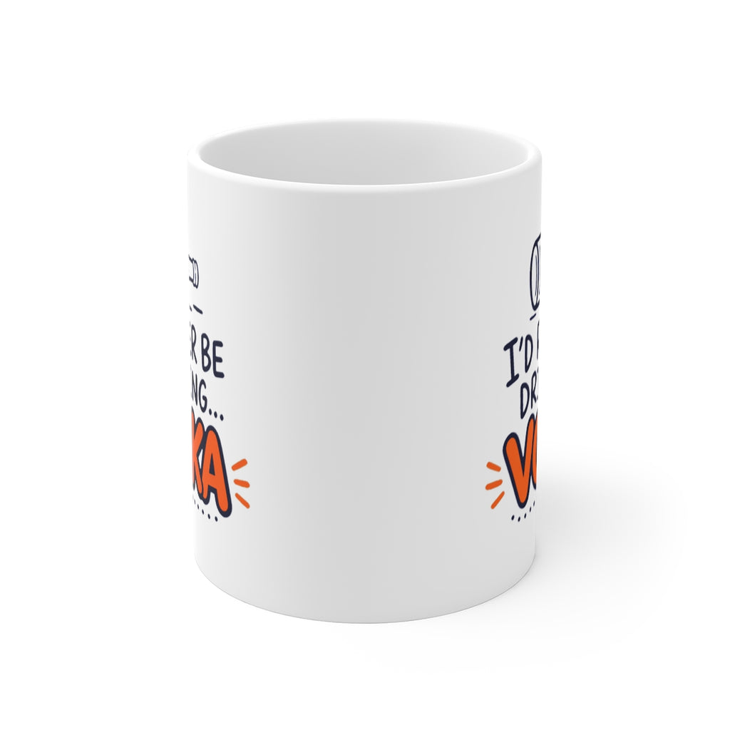 front view of the mug