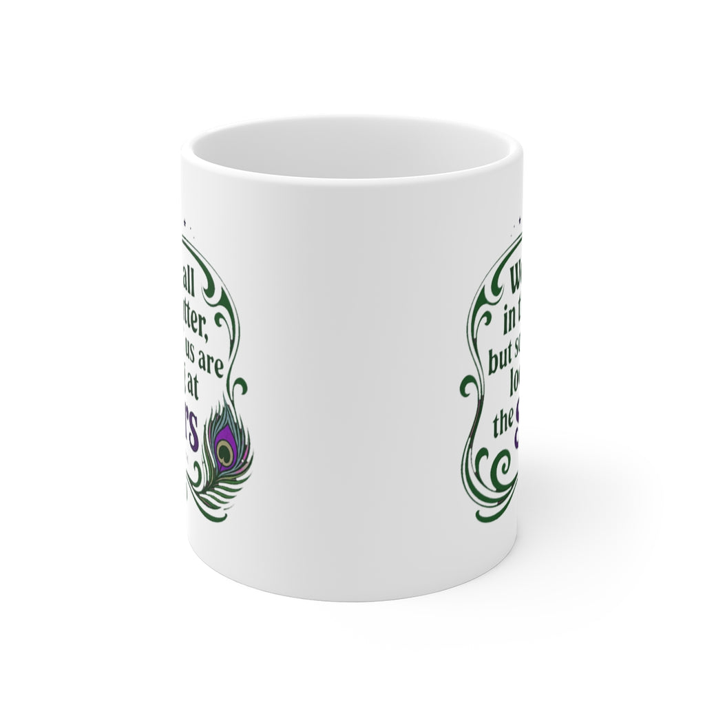 front view of the mug
