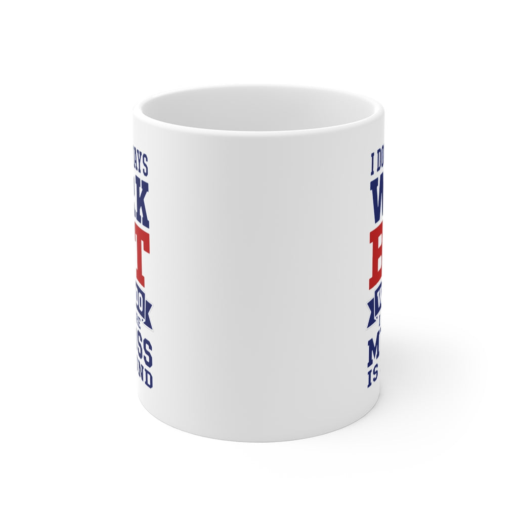 front view of the mug