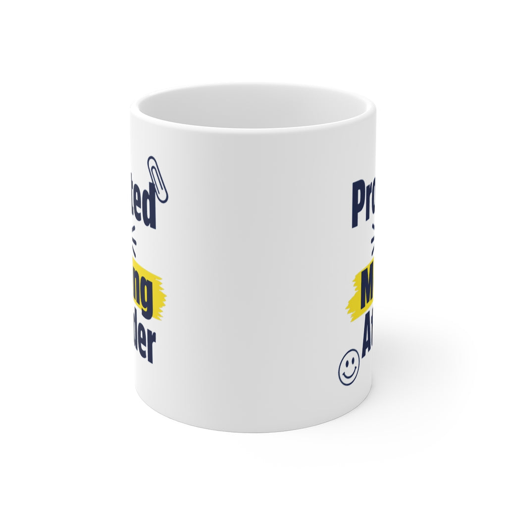 front view of the mug