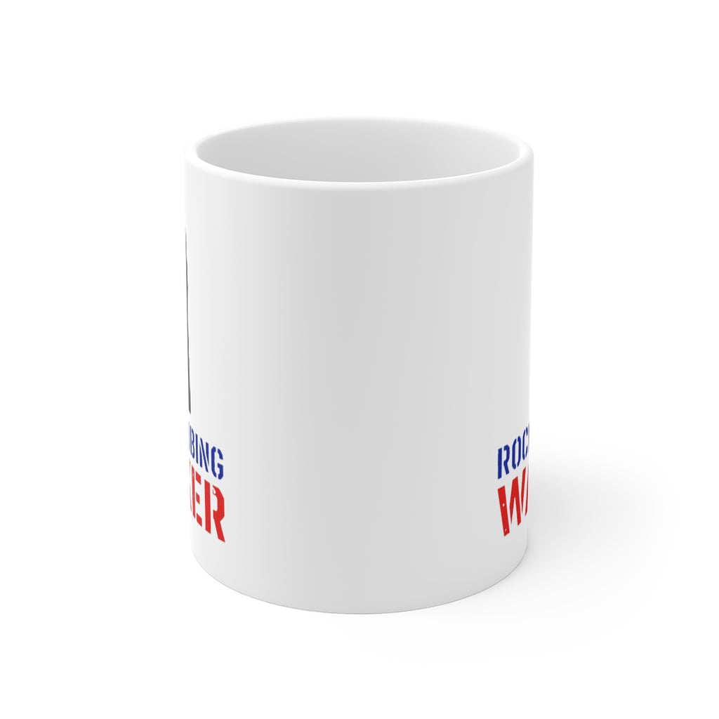 front view of the mug