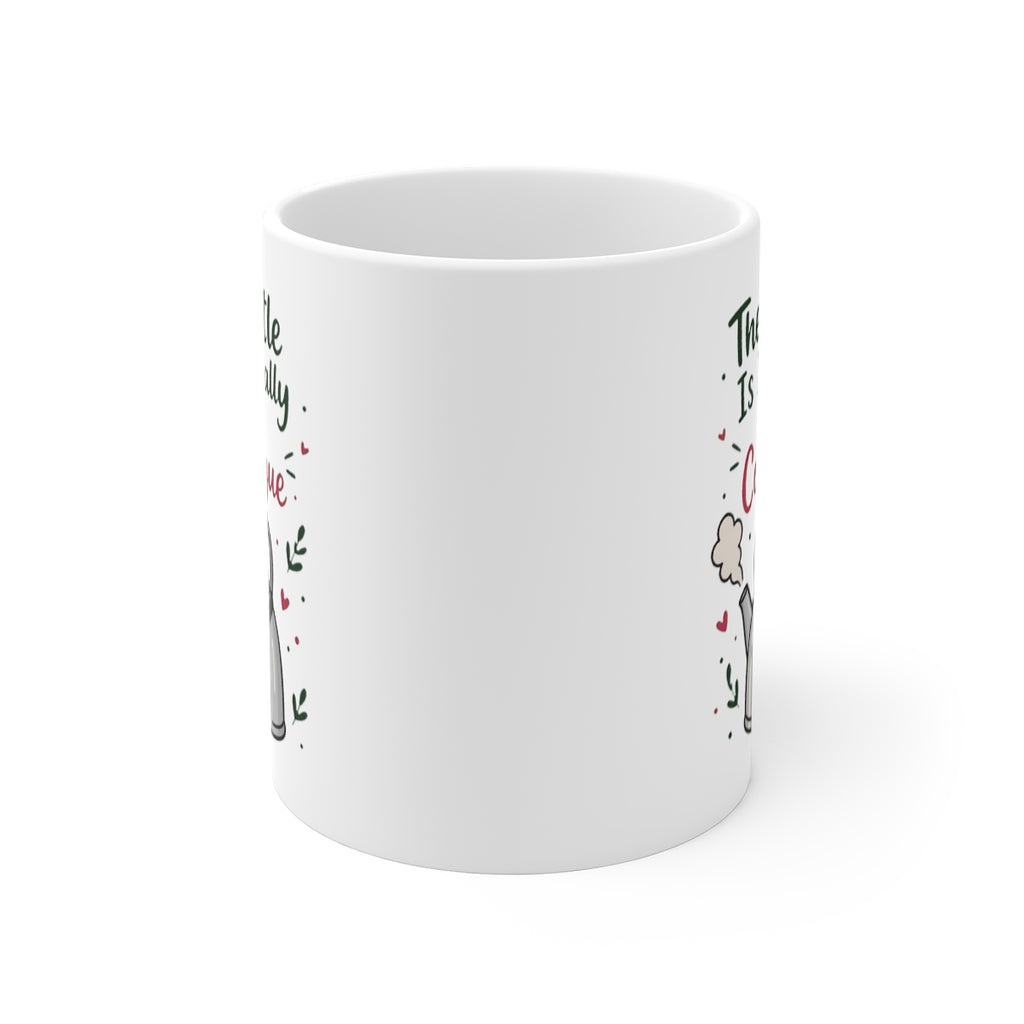front view of the mug