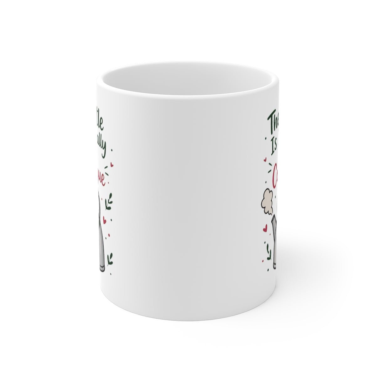 front view of the mug