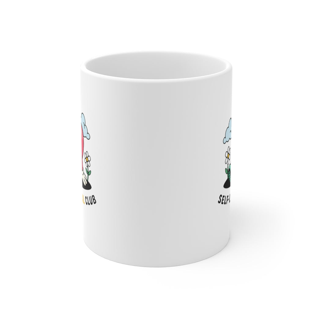 front view of the mug