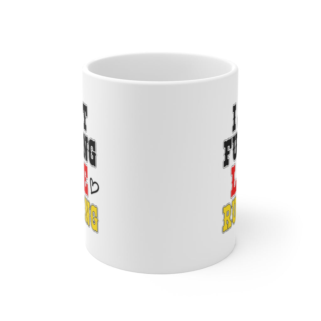 front view of the mug