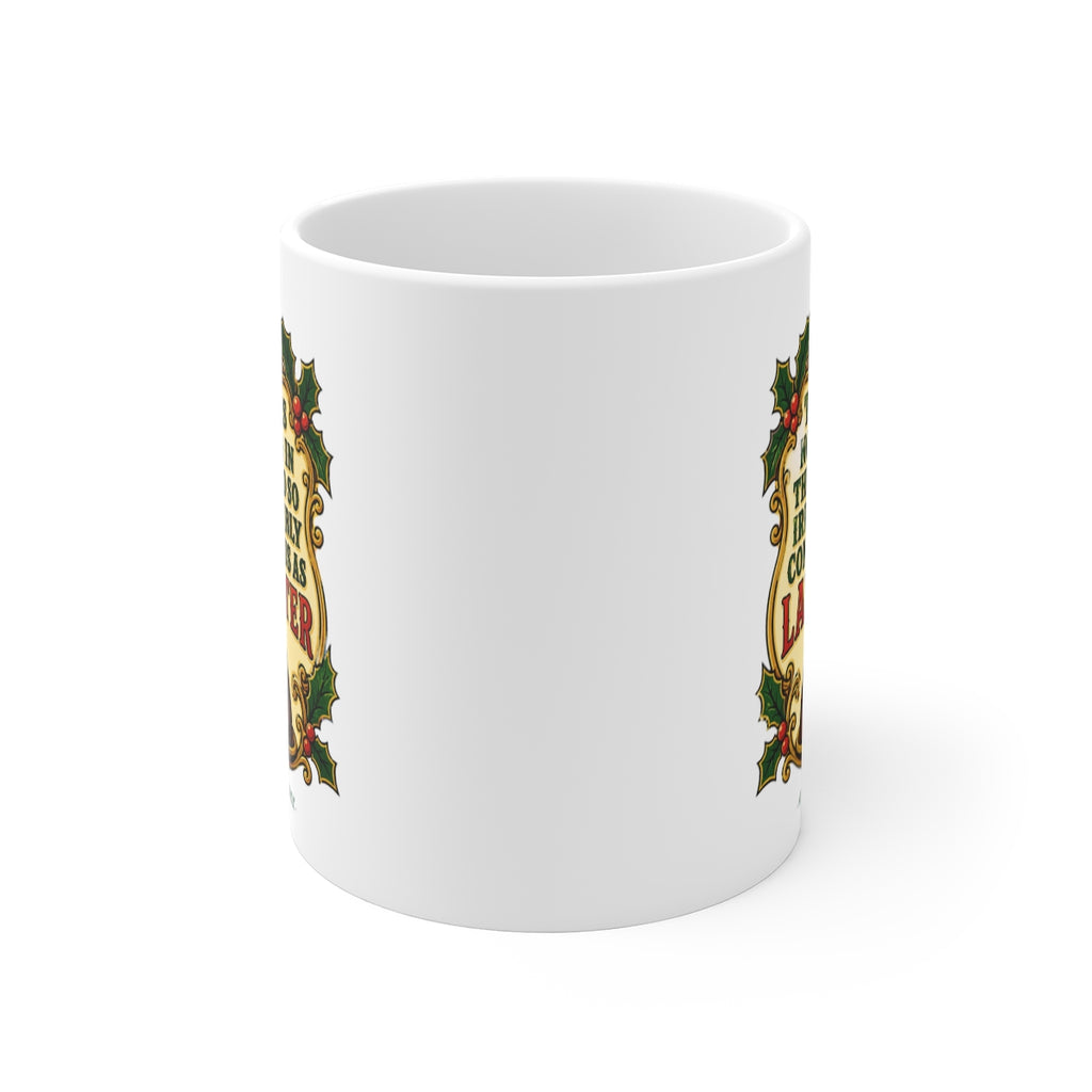 front view of the mug