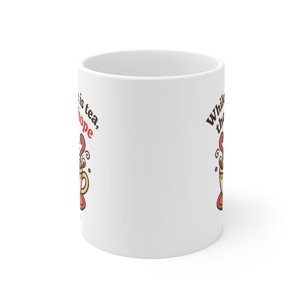 front view of the mug