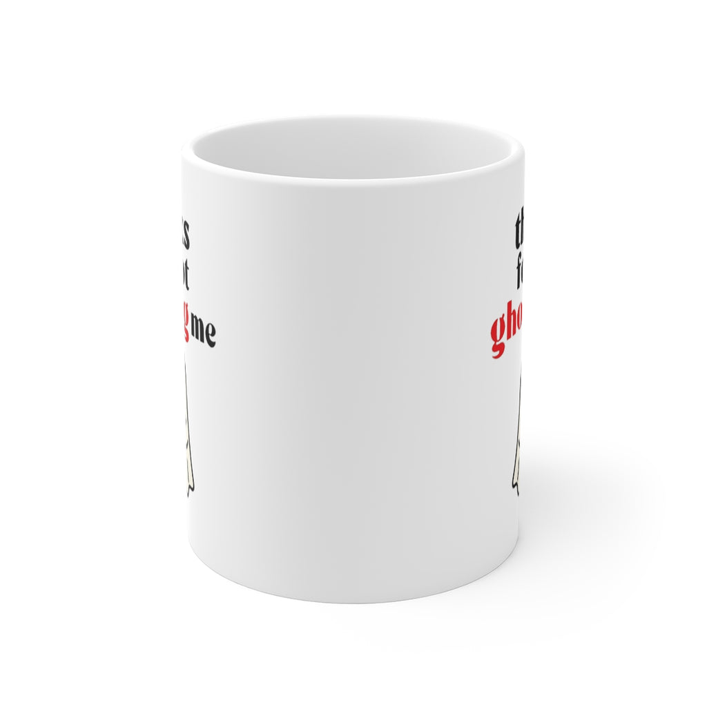 front view of the mug