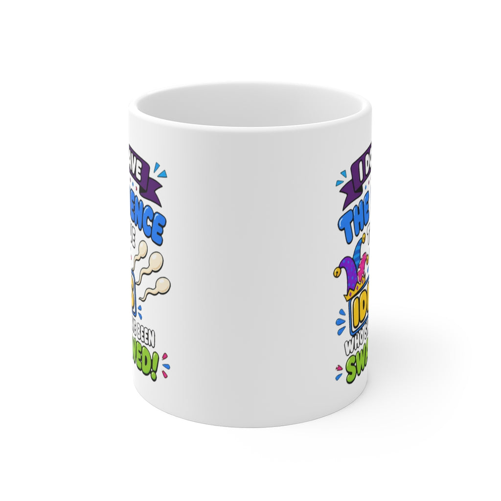 front view of the mug