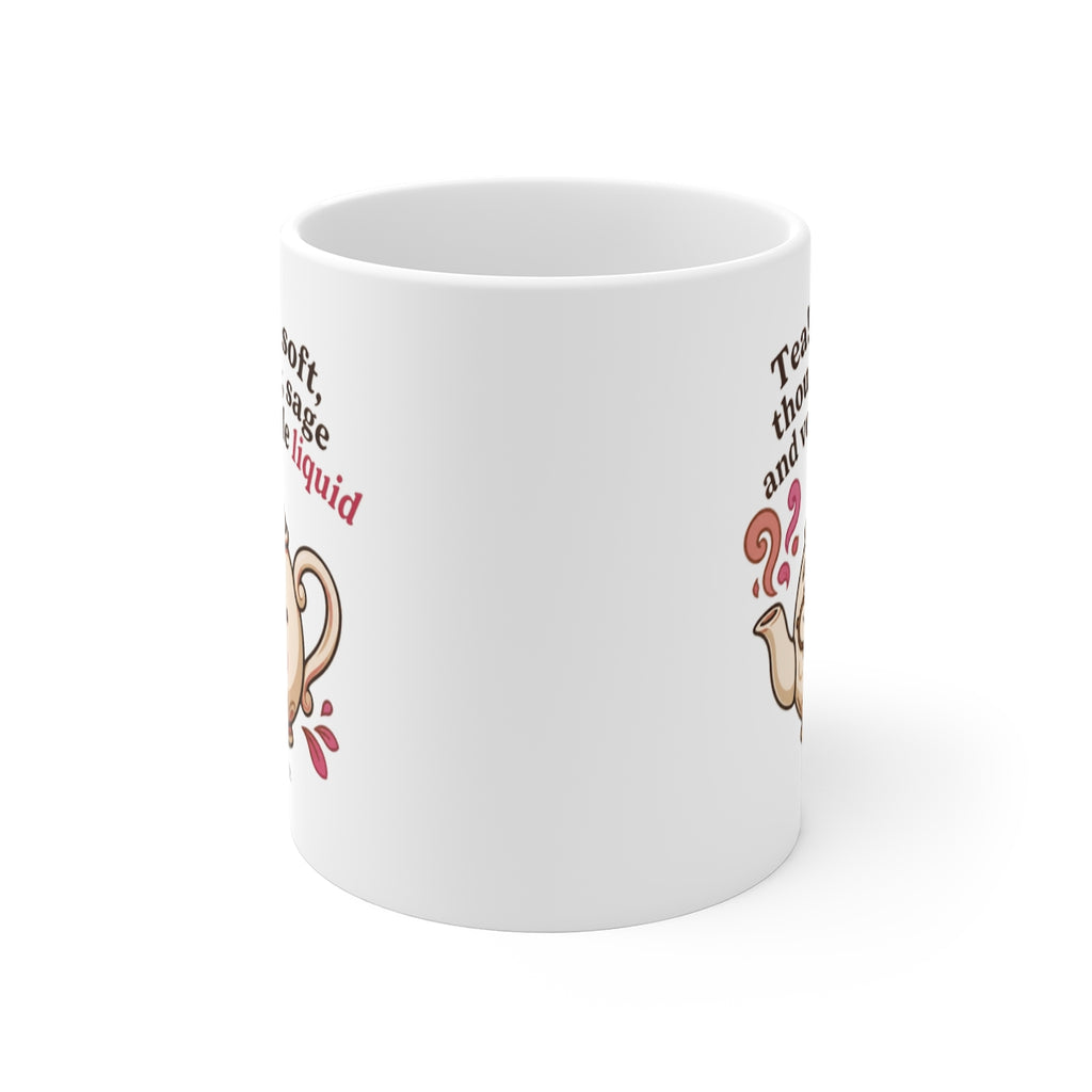 front view of the mug