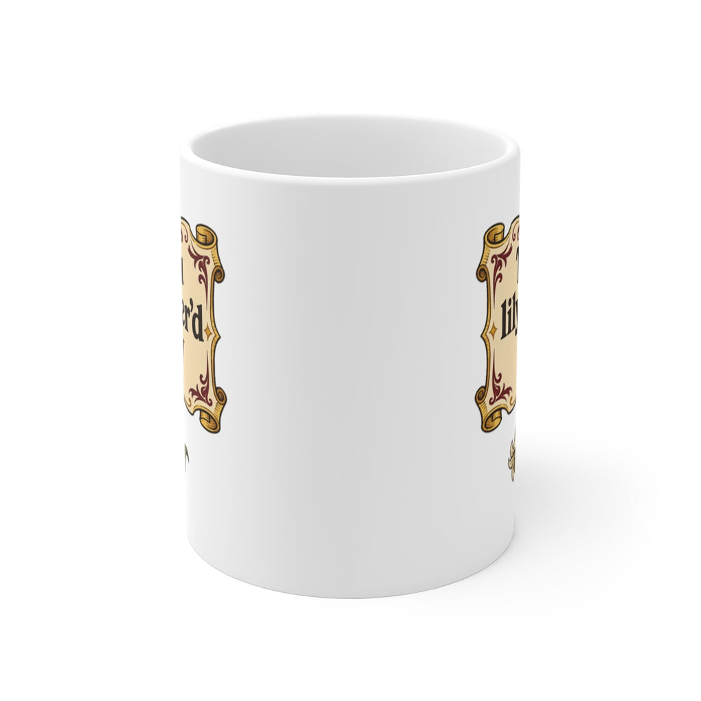 front view of the mug
