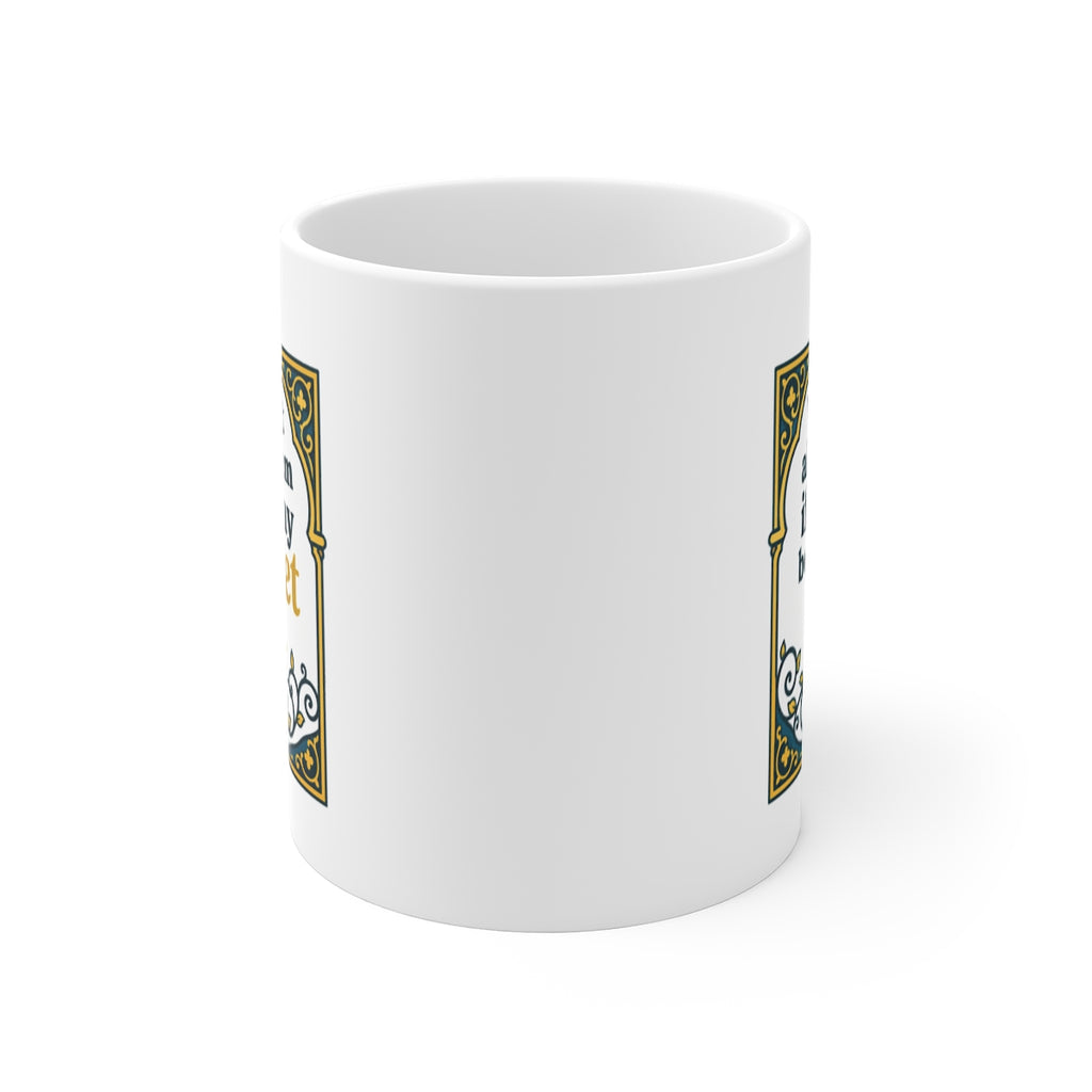 front view of the mug